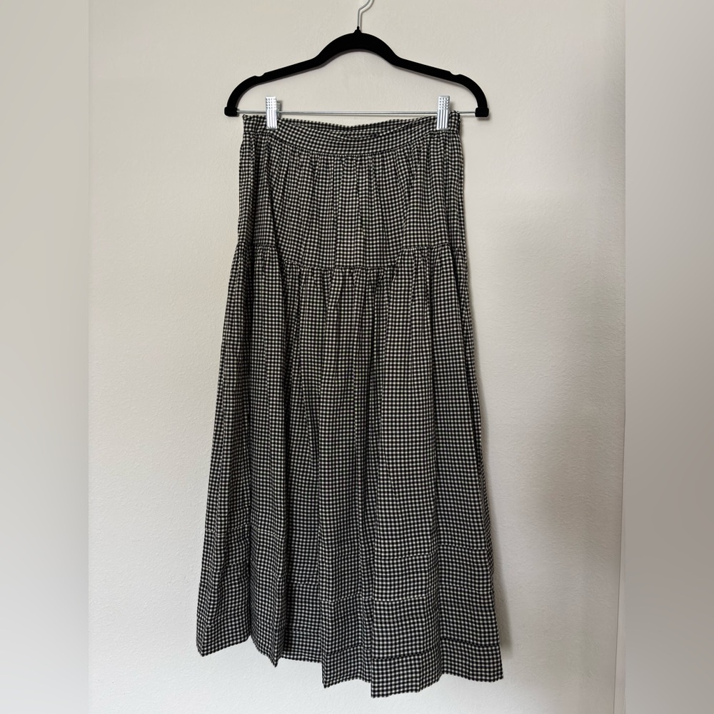 NWT DÔEN Sebastiane 🐚 La Madalena Gingham Skirt Size S - Picture 3 of 8